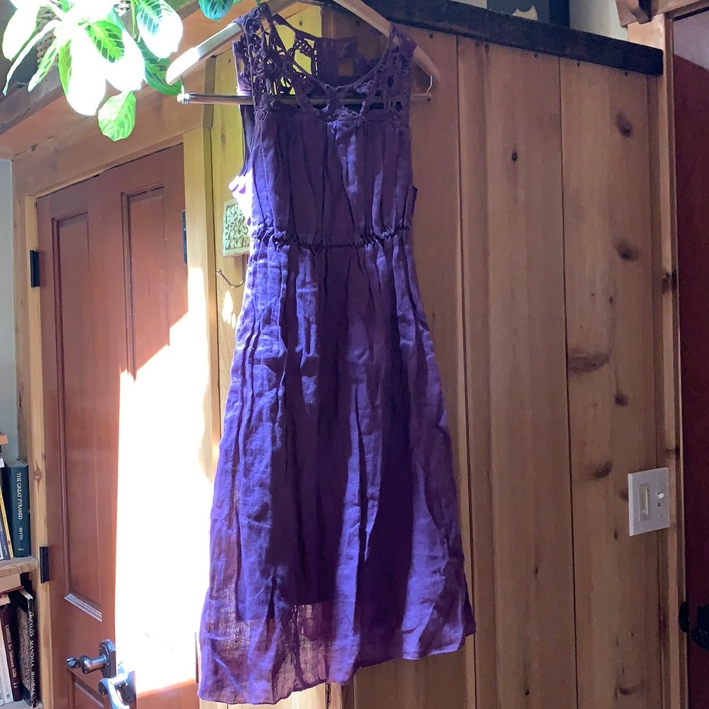 Max Studio 100% Linen Dress - Picture 2 of 4